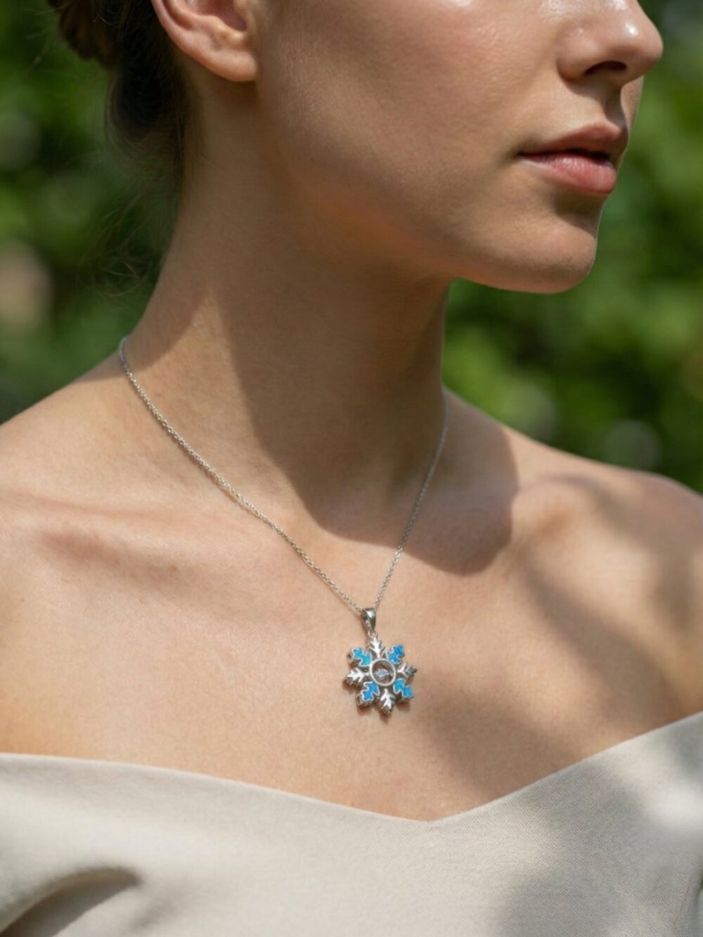 Fire Opal Pendant Necklace, High-Quality 925 Sterling Silver Necklace